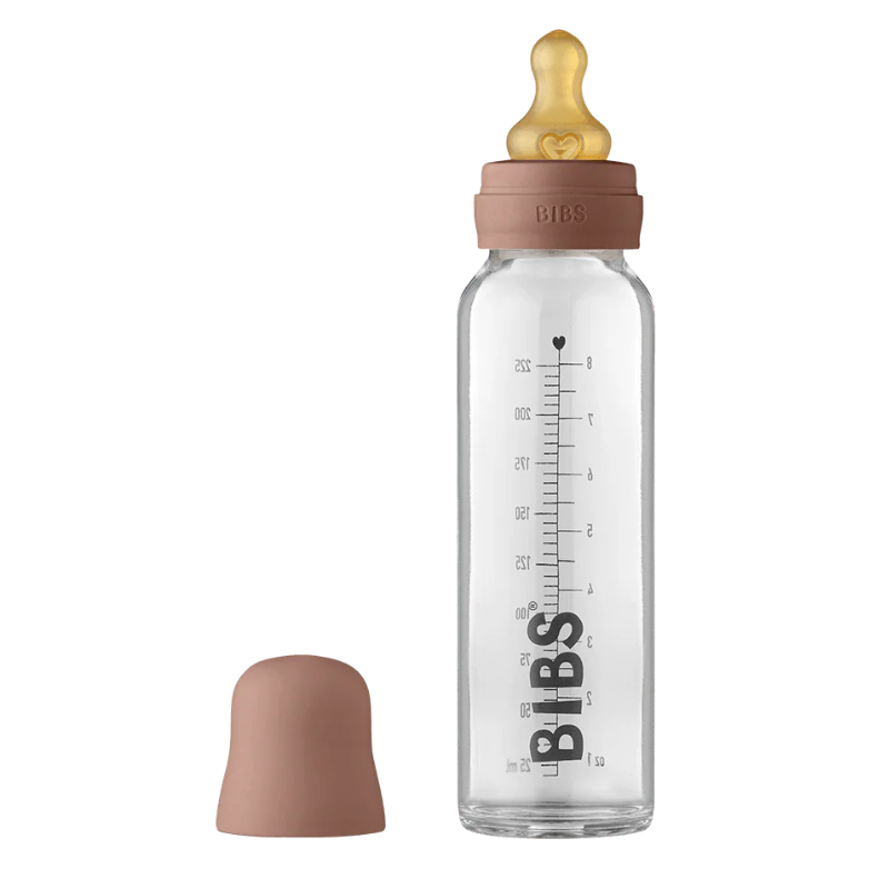 BIBS BIBERON EN VERRE SET COMPLET BLUSH 225ML