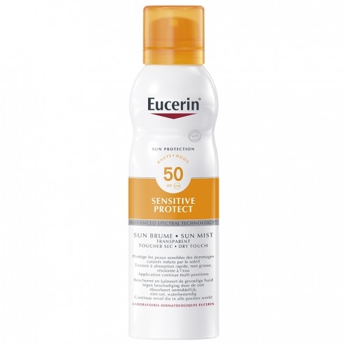 EUCERIN SUN SENSITIVE PROTECT BRUME TRANSPARENTE SPF50  200ML