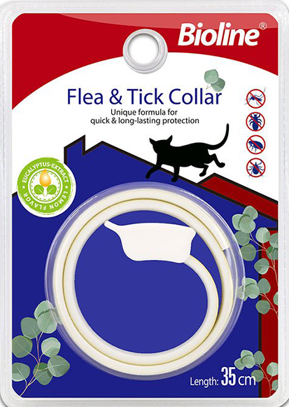 BIOLINE COLLIER ANTI PARASITE POUR CHATS 35CM