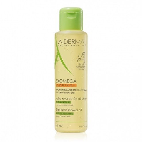 A-DERMA EXOMEGA CONTROL HUILE LAVANTE EMOLLIENTE  500ML