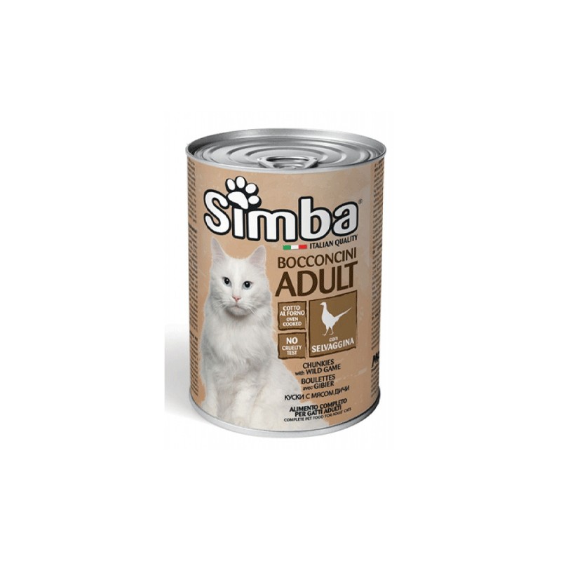 SIMBA CAT WITH WILD GAMES 415GR