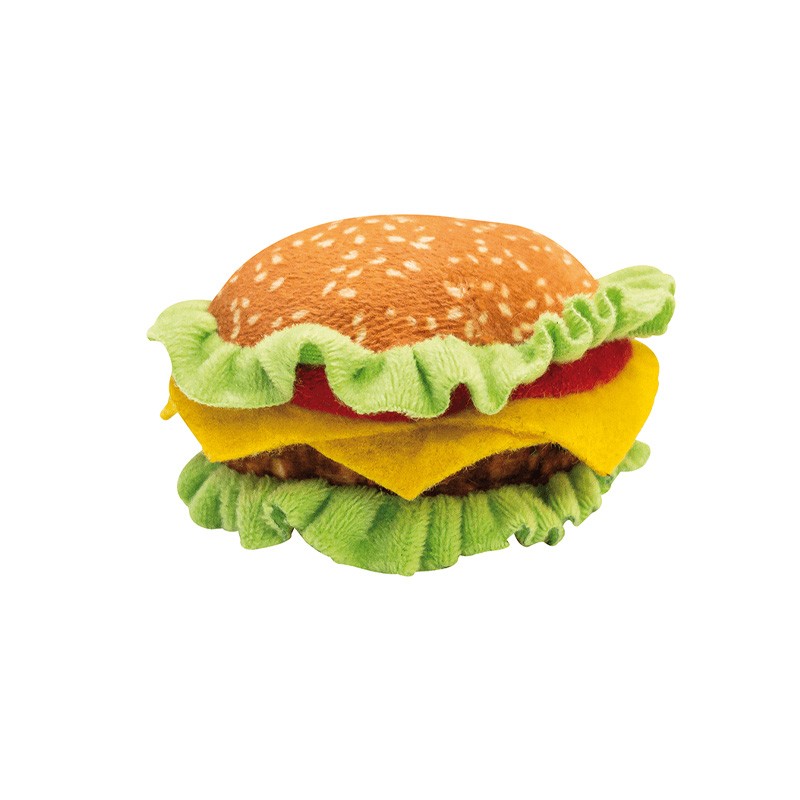CROCI BAKERY STREET CAT TOY HAMBURGER CATNIP