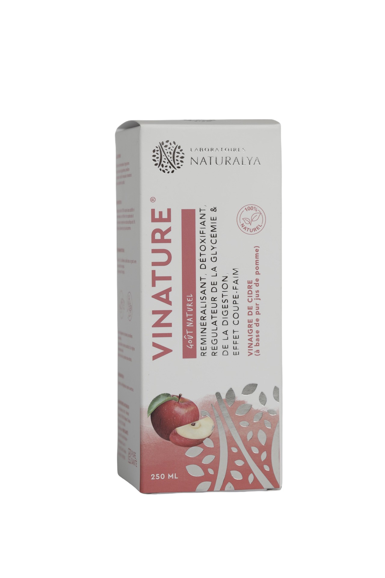 NATURALYA VINATURE VINAIGRE DE CIDRE GOUT NATUREL 250ML