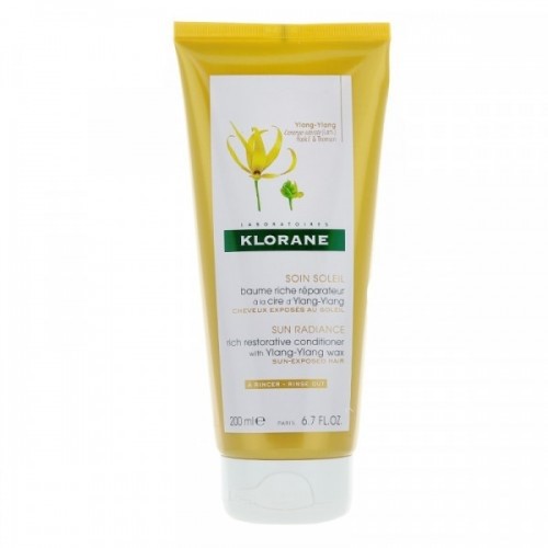 KLORANE SOIN SOLEIL BAUME RICHE REPARATEUR A LA CIRE D'YLANG-YLANG 200 ML