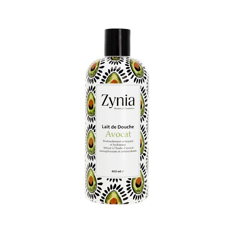 ZYNIA LAIT DE DOUCHE AVOCAT  400ML