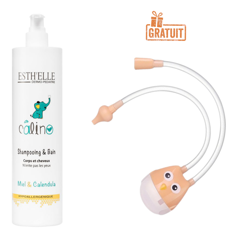 ESTHELLE CALINO SHAMPOOING CORPS & CHEVEUX 500ML+ASPIRATEUR NASAL (OFFERT)