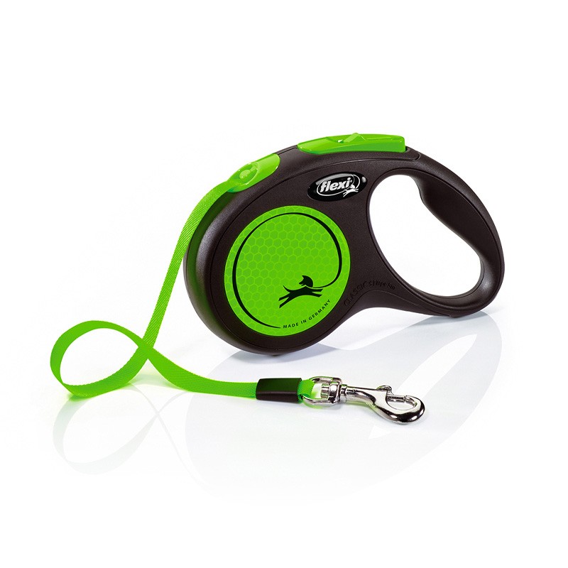 FLEXI LAISSE NEW NEON TAPE M 5M VERT