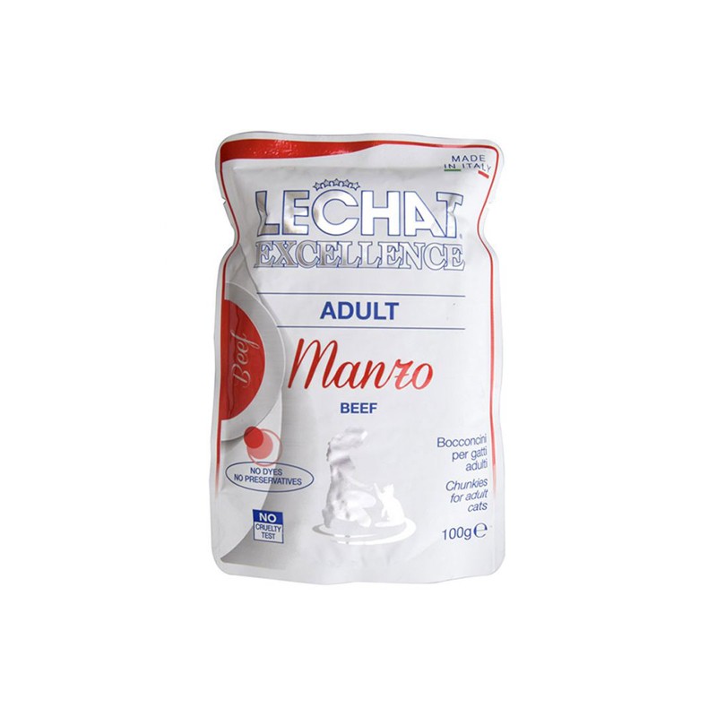 LE CHAT EXCELLENCE POCHON ADULT BOEUF 100G