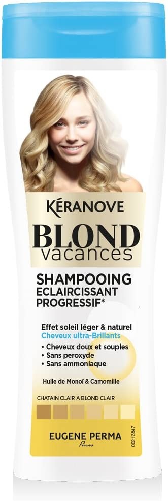 KERANOVE BLOND VACANCES SHAMPOOING ECLAIRCISSANT PROGRESSIF 250ML