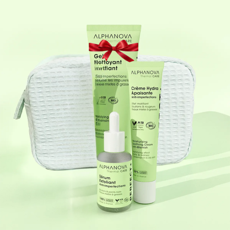 ALPHANOVA THERMAL CARE TROUSSE ROUTINE ANTI IMPRRFECTIONS ZERO BOUTON PERFECT+