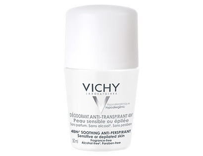 VICHY DEODORANT ANTI TRANSPIRANT 48H PEAUX SENSIBLES 50ML