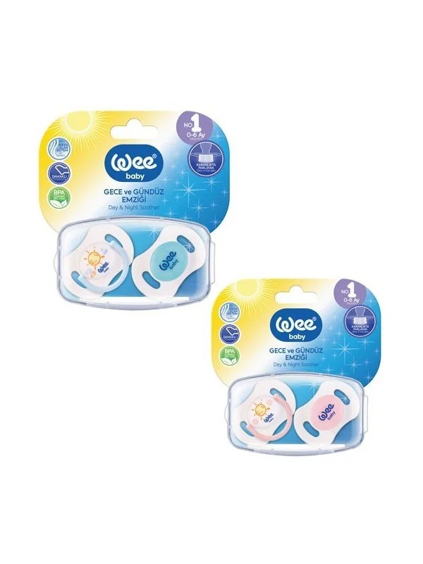 WEE BABY DAY & NIGHT 2 SUCETTES 0-6M 152
