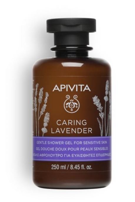 APIVITA CARING LAVENDER GEL DOUCHE DOUX POUR PEAUX SENSIBLES 250 ML