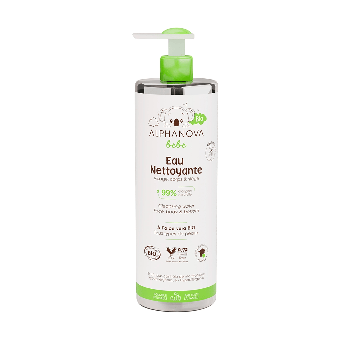 ALPHANOVA EAU NETTOYANTE BIO 400ML