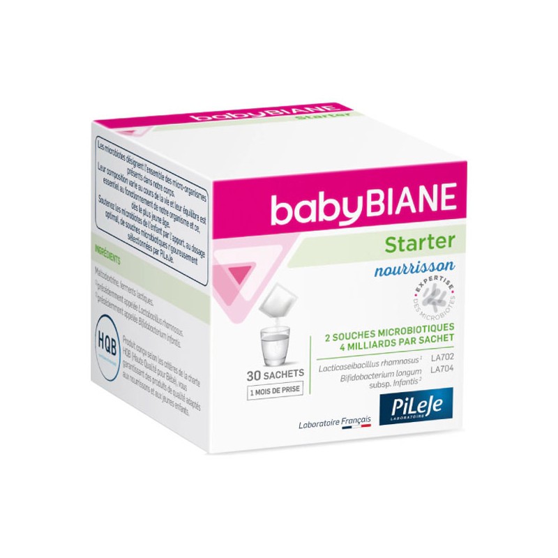 PILEJE LACTIBIANE BABYBIANE STARTER 30 SACHETS