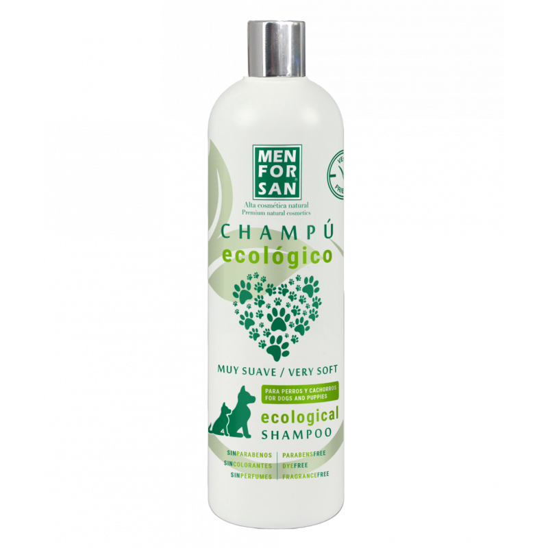 MEN FOR SAN SHAMPOING ECOLOGIQUE ULTRA DOUX POUR CHIEN ET CHIOT 1L