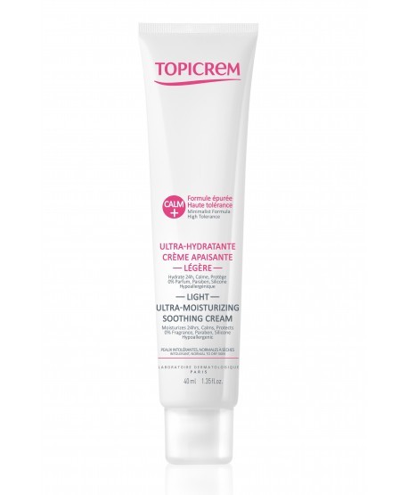TOPICREM CALM+ ULTRA HYDRATANTE CREME APAISANTE CALMANTE  LEGERE 40 ML