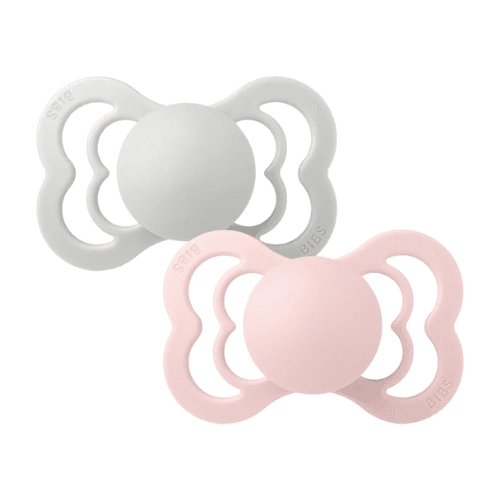 BIBS 02 SUCETTES SUPREME PACIFIER HAZE BLOSSOM SIZE 1