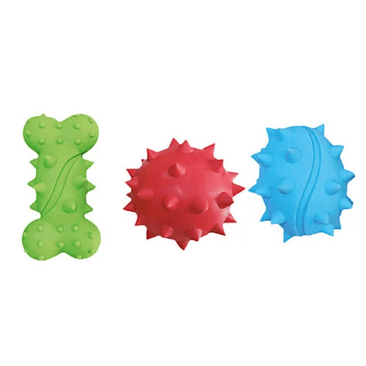 CROCI JOUETS EN LATEX SPIKY POUR CHIENS