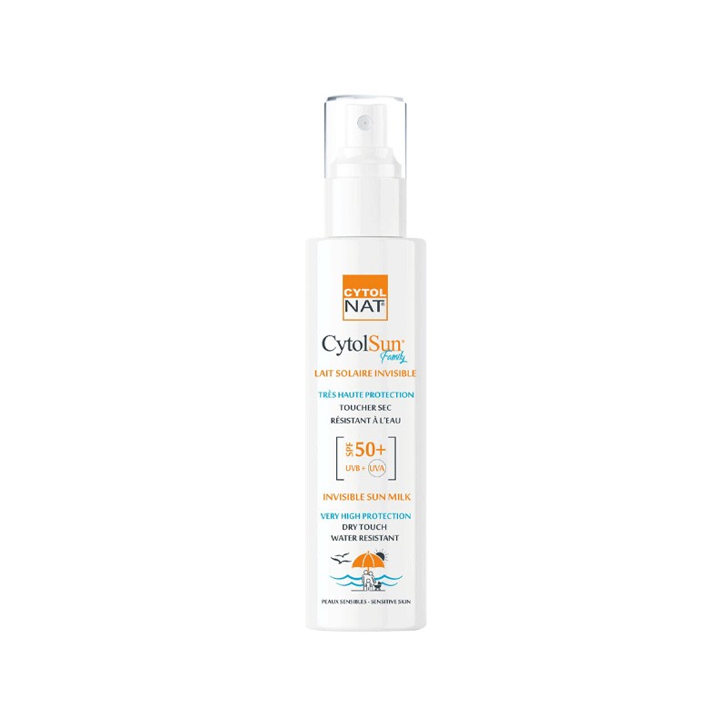 CYTOLNAT CYTOLSUN LAIT SOLAIRE INVISIBLE FAMILY SPF50+  200ML