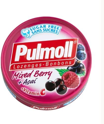 PULMOLL SANS SUCRE SAVEUR FRUITS ROUGES 45G