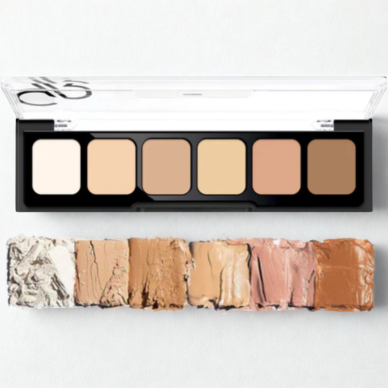 GOLDEN ROSE CORRECT & CONCEAL CONCEALER CREAM PALETTE LIGHT TO MEDIUM