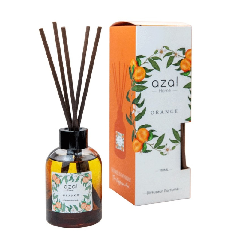 AZAL DIFFUSEUR A BATONNETS ORANGE 110ML