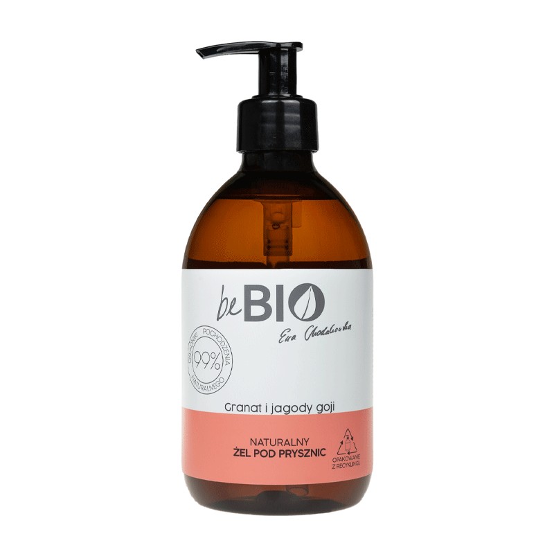 BEBIO COSMETICS GEL DOUCHE NATUREL GRENADE & BAIE DE GOJI 400ML