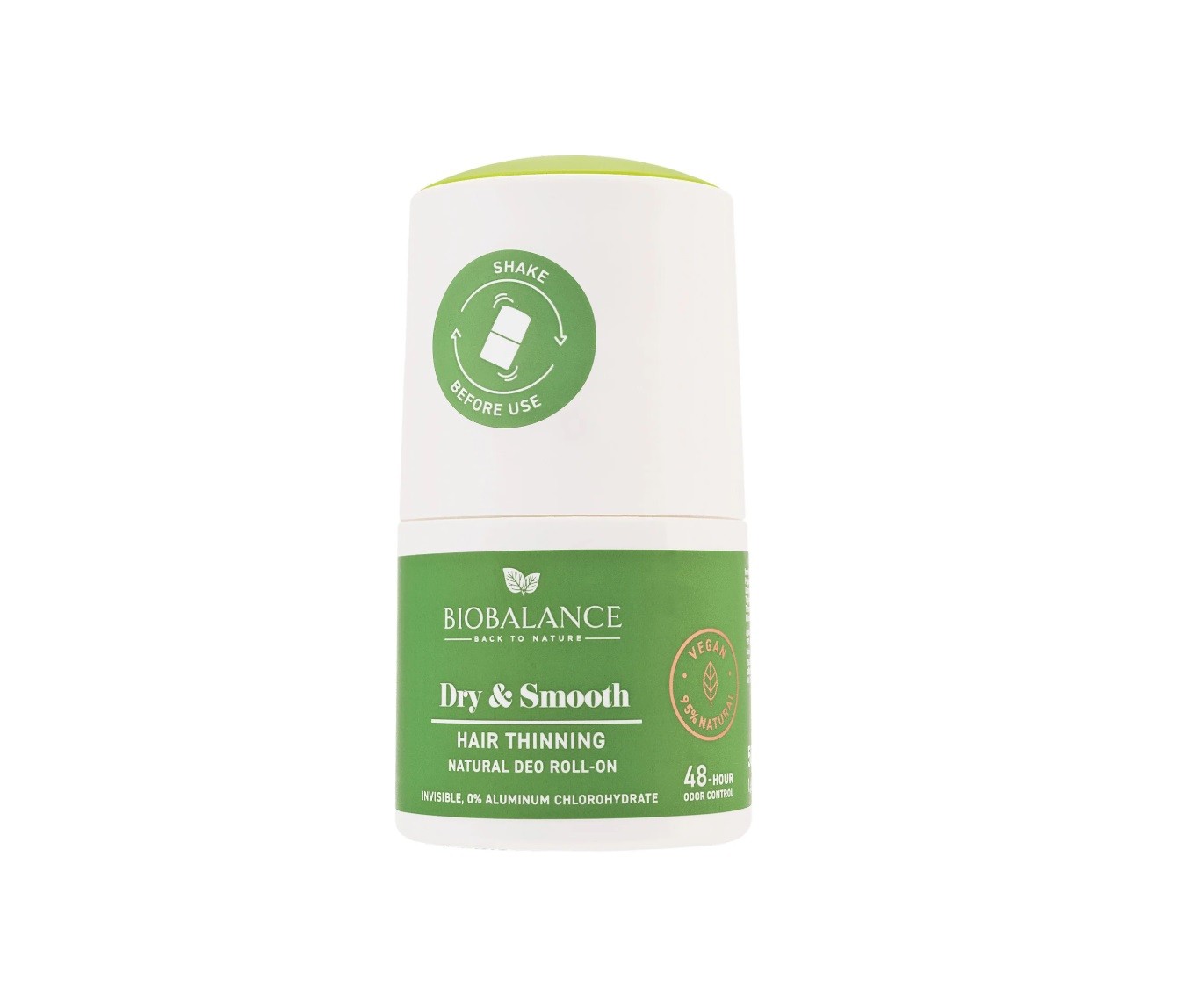 BIOBALANCE DRY&SMOOTH ROLL ON ANTI REPOUSSE 48H 50ML