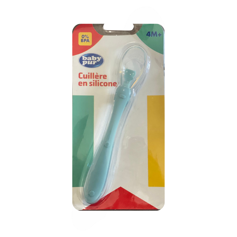BABY PUR CUILLERE EN SILICONE 4M+ REF76802