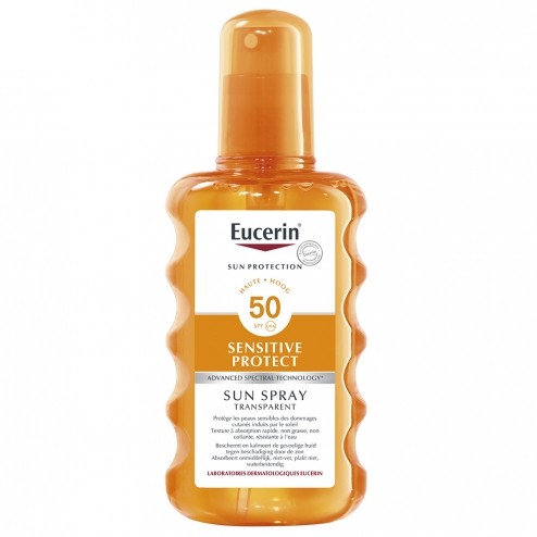 EUCERIN SUN SENSITIVE PROTECT SPRAY TRANSPARENT SPF50 200ML
