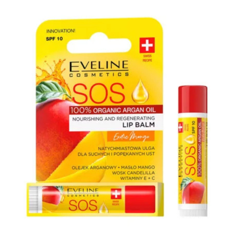 EVELINE COSMETICS SOS LIP BALM MANGUE SPF10