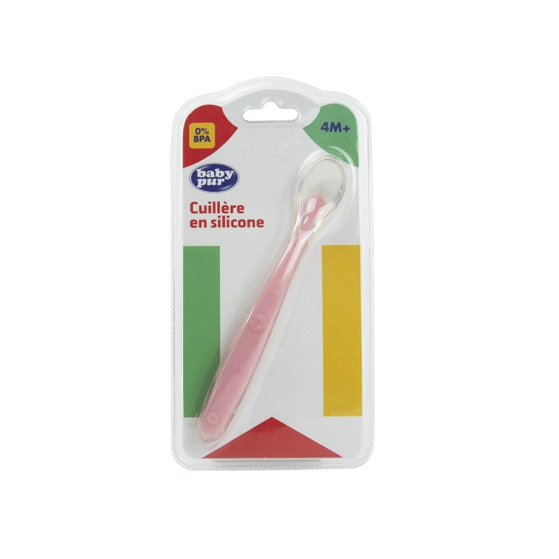 BABY PUR CUILLERE EN SILICONE 4M+ REF 76803