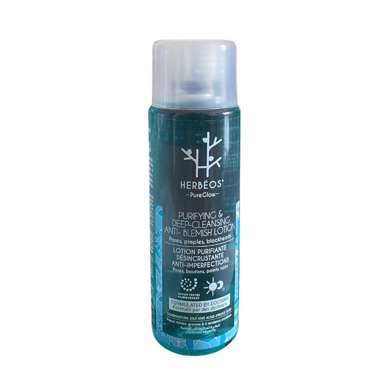 HERBEOS PURE GLOW LOTION PURIFIANTE DESINCRUSTANTE ANTI IMPERFECTIONS 170ML