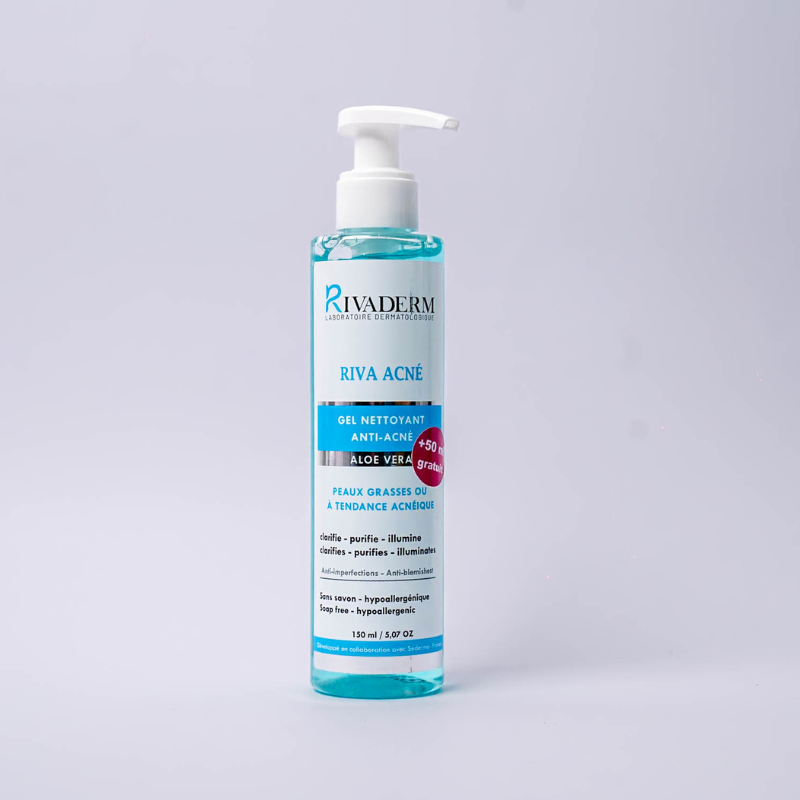 RIVADERM RIVA ACNE GEL NETTOYANT SANS SAVON 150ML