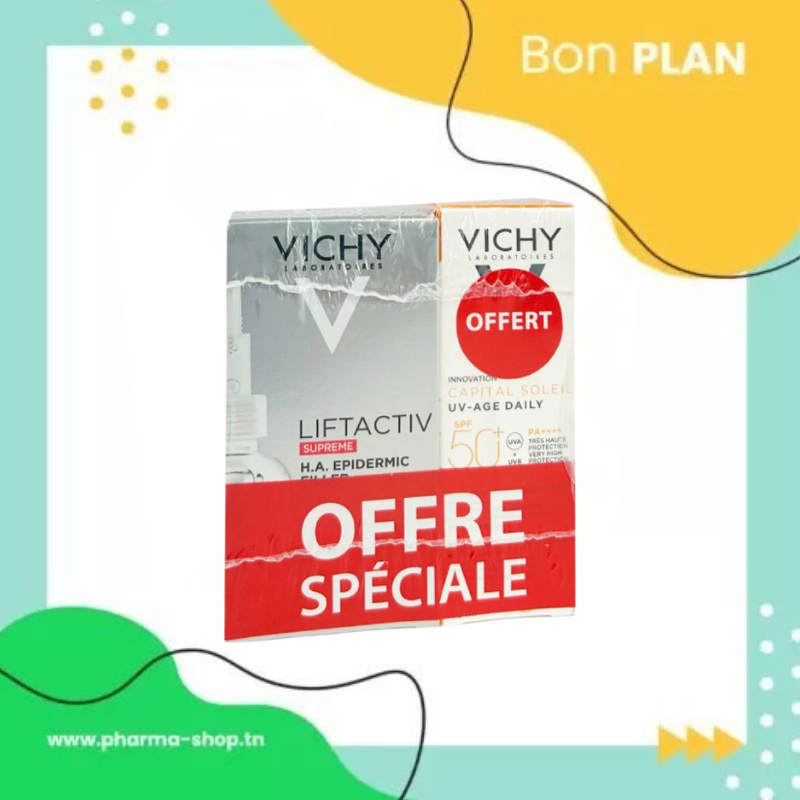 VICHY PACK LIFTACTIV SUPREME HA EPIDERMIC FILLER+UV-AGE DAILY SPF50+(OFFERT)