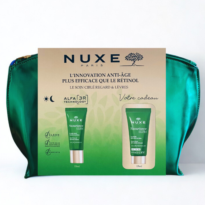 NUXE NUXURIANCE ULTRA CONTOUR DES YEUX ET LEVRES 15ML+LA CREME ANTI AGE GLOBAL 15ML(OFFERT) REF 0060