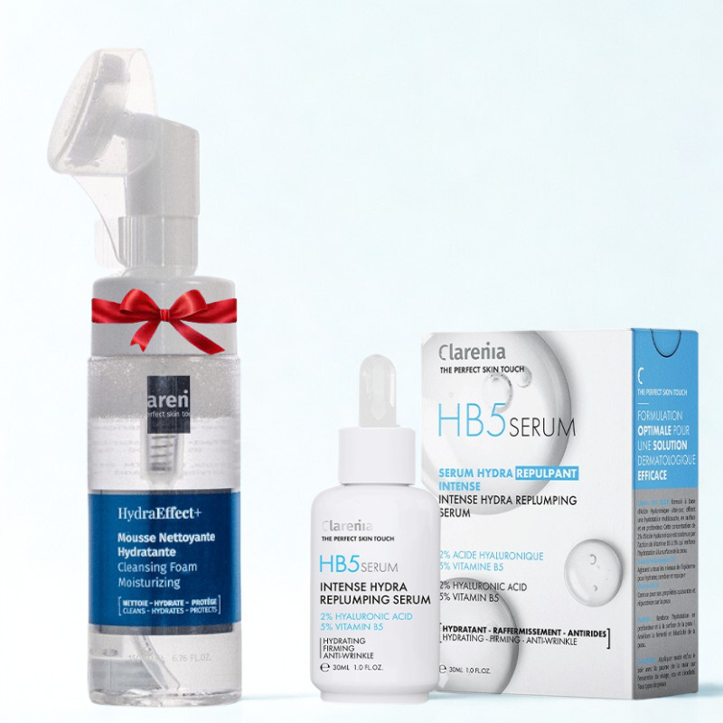 CLARENIA HB5 SERUM HYDRA REPULPANT 30ML+MOUSSE NETTOYANTE HYDRATANTE 150ML (OFFERT)