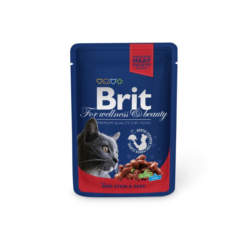 BRIT PREMIUM POCHONS 100G