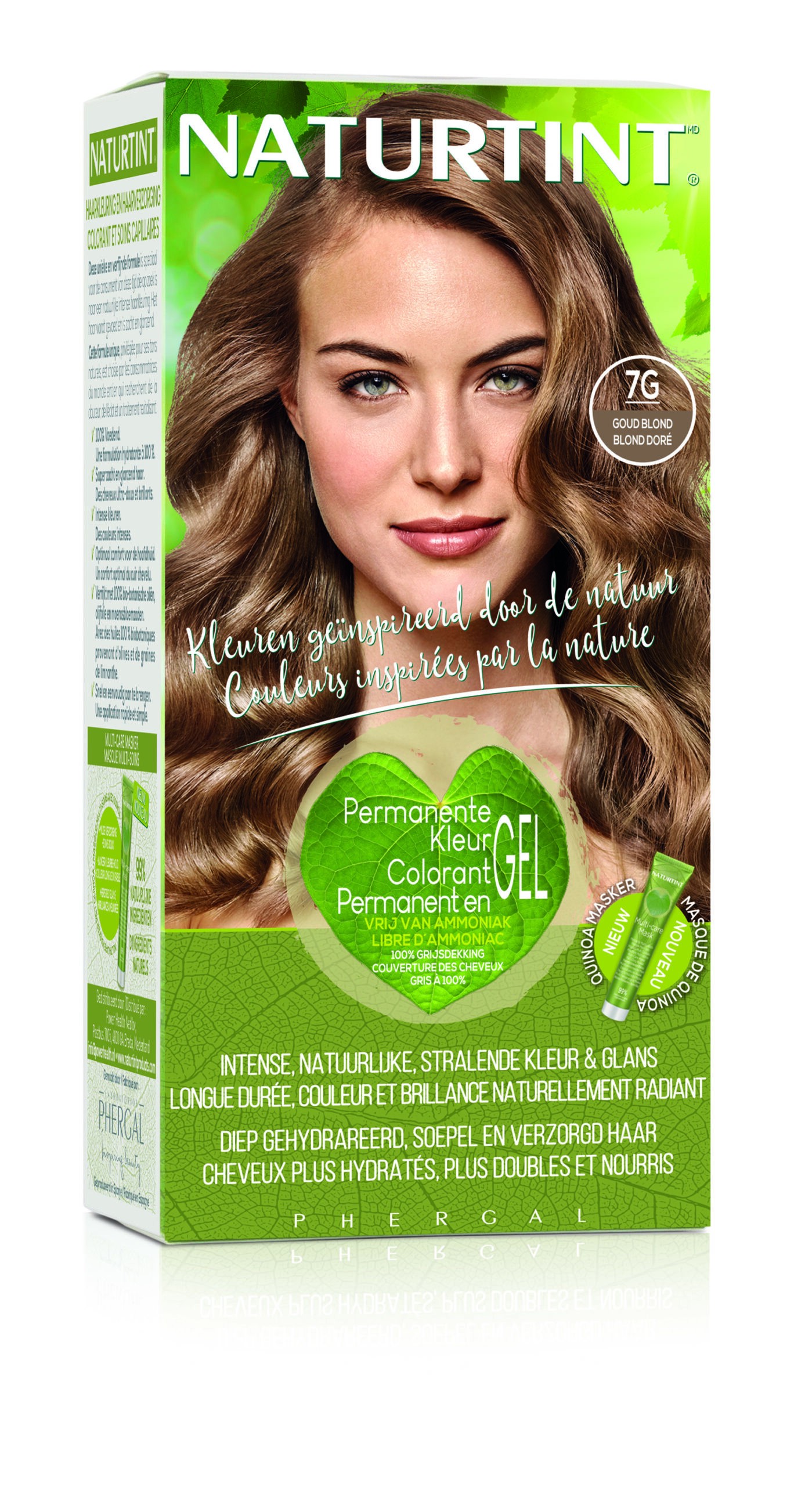 NATURTINT COLORATION PERMANANTE 7G BLOND DORE 170 ML