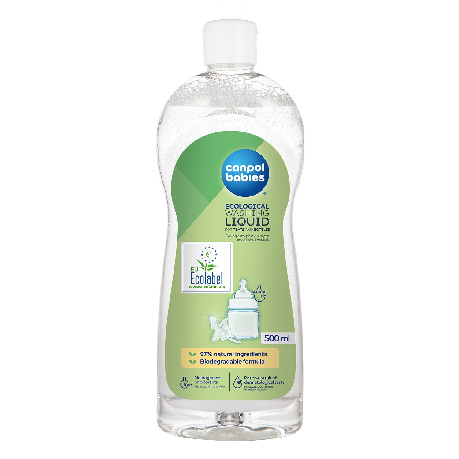 CANPOL BABIES LIQUIDE DE RINCAGE POUR TETINES ET BIBERONS 500 ML 1/500