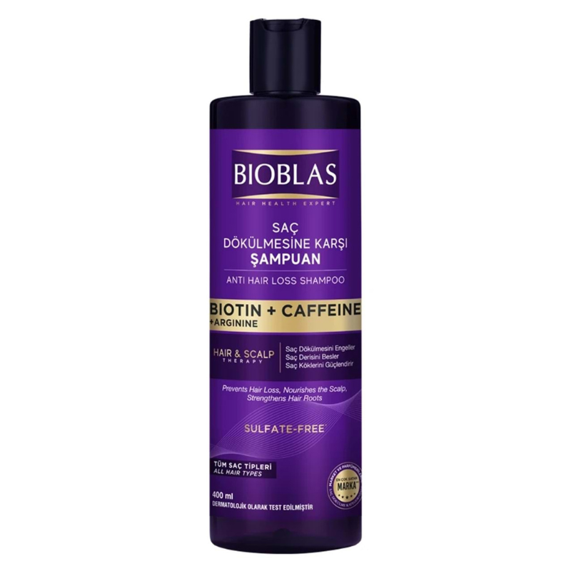BIOBLAS SHAMPIONG BIOTINE ET CAFEINE 400ML