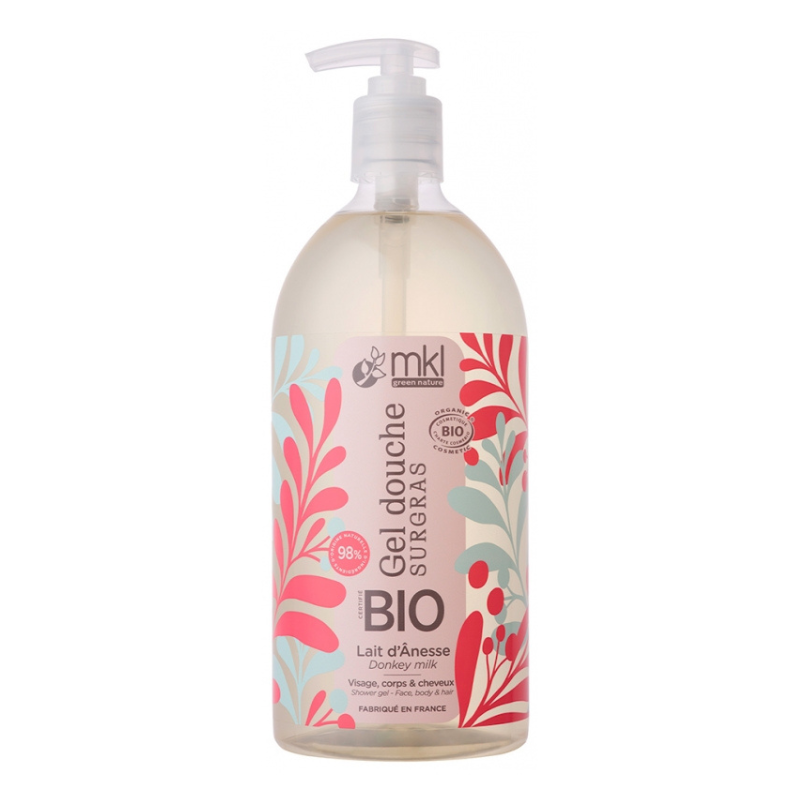 MKL GREEN NATURE GEL DOUCHE SURGRAS LAIT DANESSE BIO 1L