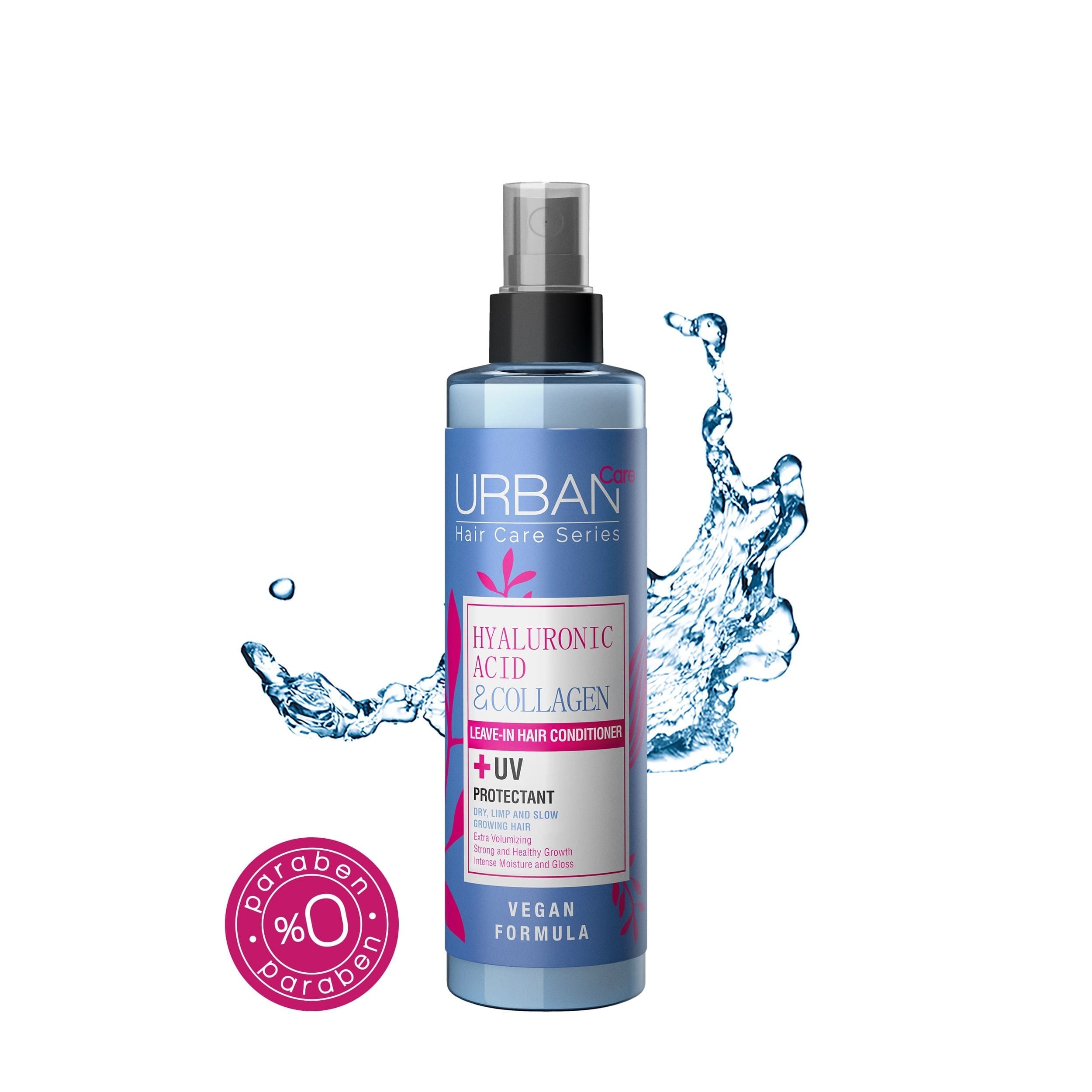 URBAN CARE LEAVE IN HAIR SPRAY ACID HYALURONIC & COLLAGEN 200ML