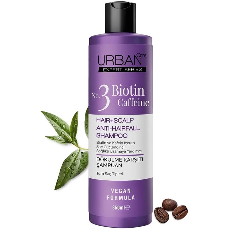 URBAN CARE SHAMPOOING ANTI CHUTE BIOTIN CAFFEINE 350ML