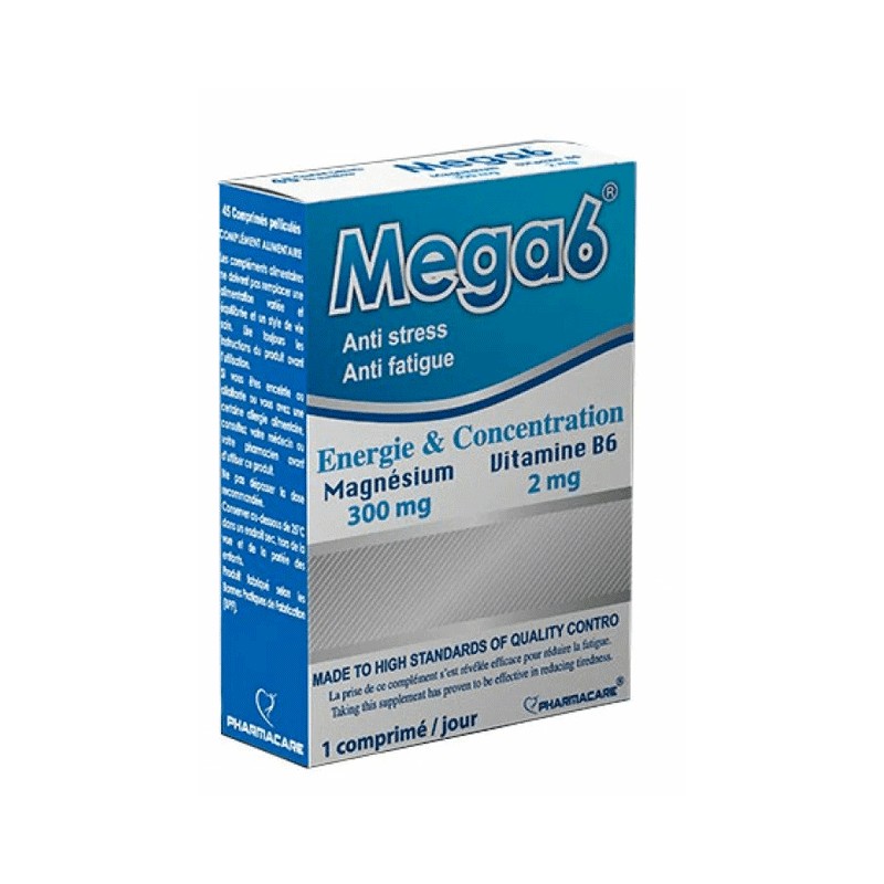 PHARMACARE MEGA 6, 45 COMPRIMES