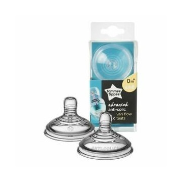 TOMMEE TIPPEE ADVANCED ANTI-COLIQUE 2 TETINES A DEBIT VARIABLE 0M+