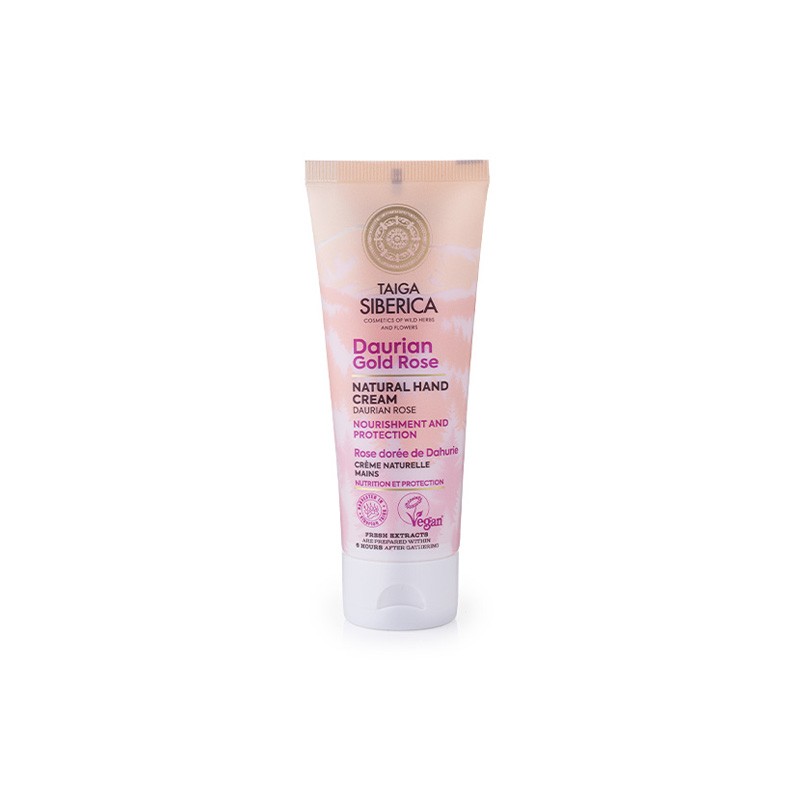 TAIGA SIBERICA DAURIAN GOLD ROSE CREME NATURELLE MAINS 75ML