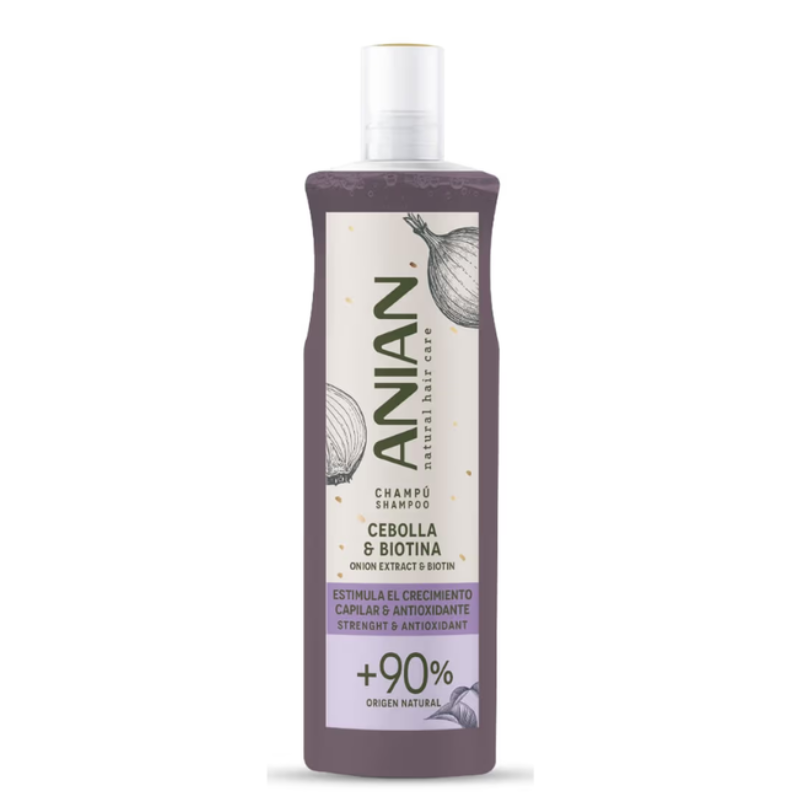 ANIAN SHAMPOING ANTI OXYDANT ET STIMULANT OIGNON ET BIOTINE 400ML