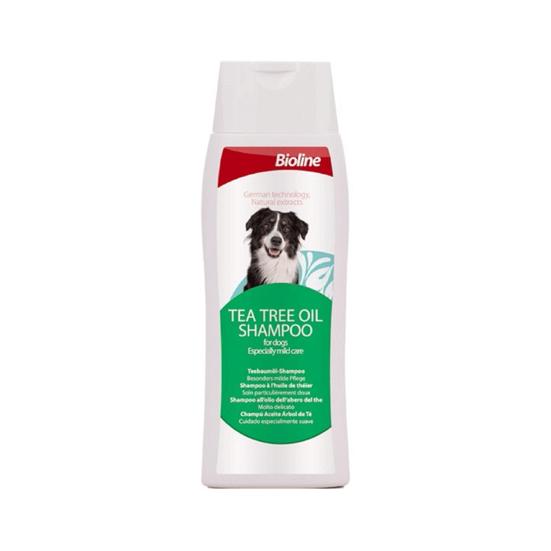 BIOLINE SHAMPOOING ARBRE A THE POUR CHIENS 250ML